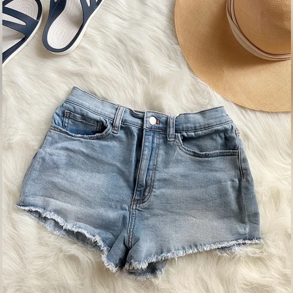 Cut-off Jean Shorts Victoria Secret PINK high waisted - Picture 1 of 8